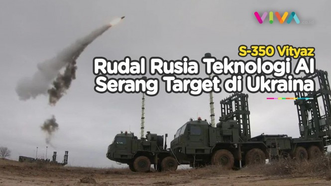PERDANA! Rudal S-350 Vityaz Rusia Serang Target di Ukraina