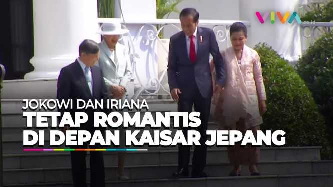 Beda Sikap Jokowi dan Kaisar Naruhito ke Para Istri