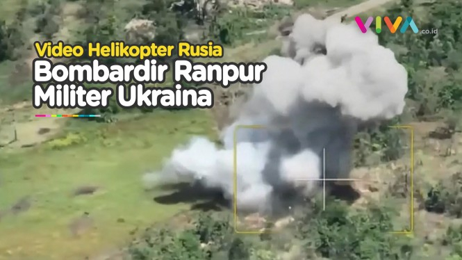 DETIK-DETIK Helikopter 'Maut' Rusia Hantam Ranpur Ukraina