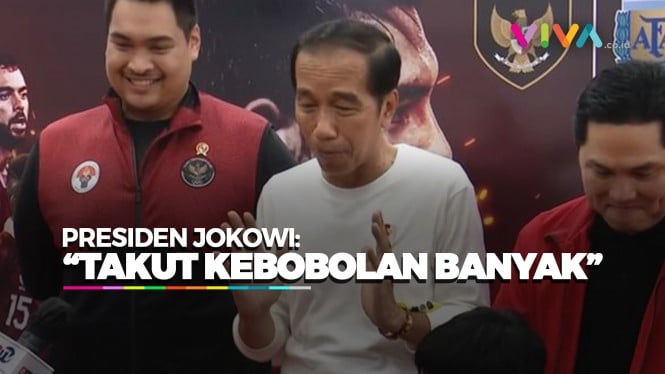 Jokowi Puji Selangit Timnas Indonesia Melawan Argentina
