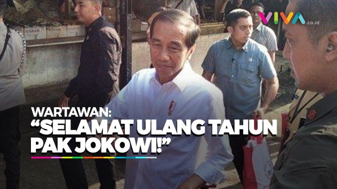 Ulang Tahun Jokowi, Bagi-bagi BLT di Pasar Parungpung Bogor