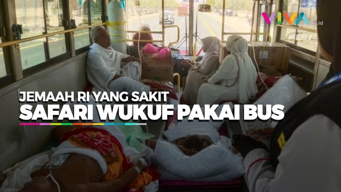 Proses Safari Wukuf 238 Jemaah Haji Indonesia yang Sakit