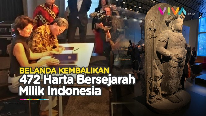 Belanda Kembalikan Harta Bersejarah Saat Jajah Indonesia