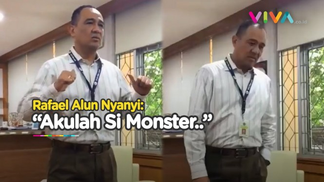 VIDEO Rafael Alun Nyanyi, Warganet Sebut 'Sang Monster'