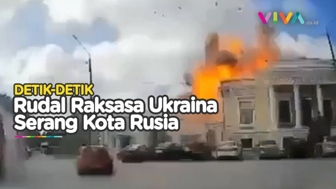 Rudal 8 Ton Ukraina Tancapkan Serangan ke Rusia
