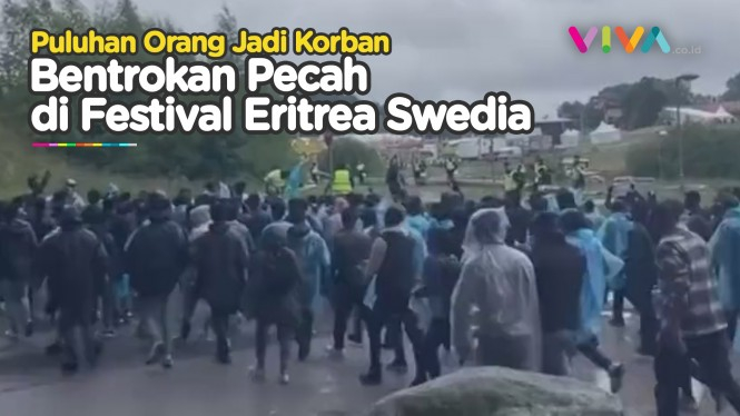 SWEDIA MENCEKAM! Bentrokan Pecah di Festival Eritrea
