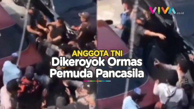 Anggota TNI Dibogem Ormas PP di Kota Semarang