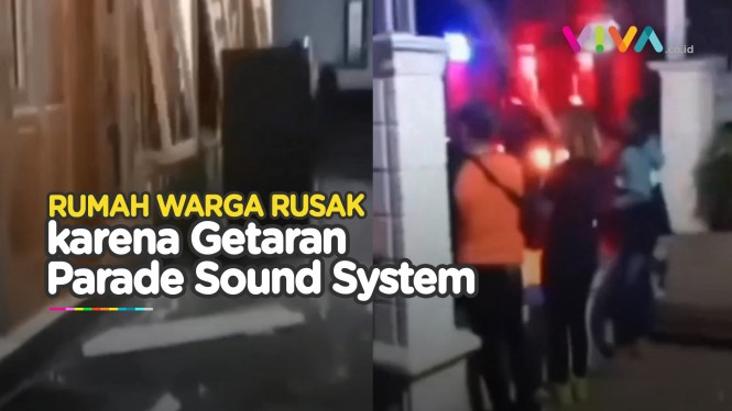 DETIK-DETIK Rumah Porak-poranda Akibat Parade Sound System