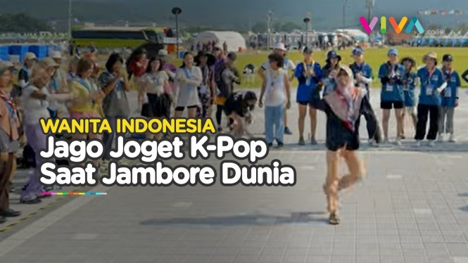 Peserta Jambore dari Indonesia Random Dance K-Pop di Korea