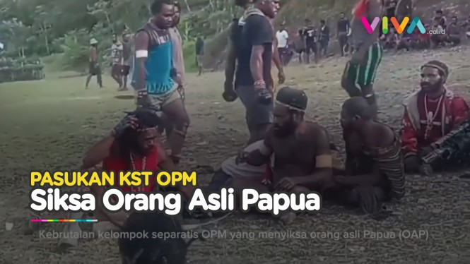 Tersebar Video Kekejian KST OPM Siksa Orang Asli Papua