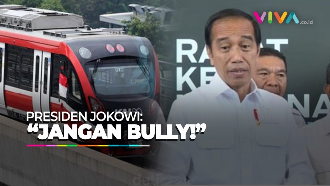 Balasan Menohok Jokowi Disinggung LRT Mati Listrik