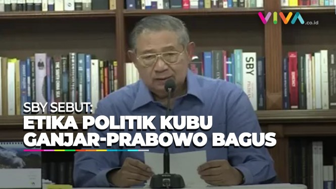 SBY Sebut Etika Politik Kubu Ganjar dan Prabowo Bagus