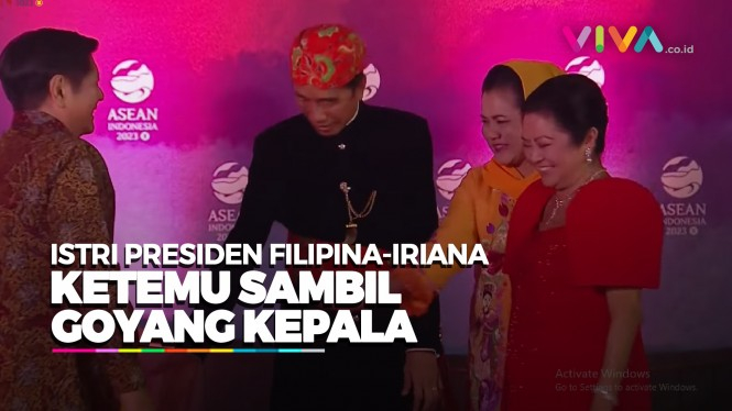 Istri Presiden Filipina Kegirangan Bertemu Iriana