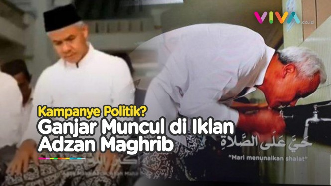 Heboh Capres Jadi Model Adzan Maghrib di Stasiun Televisi