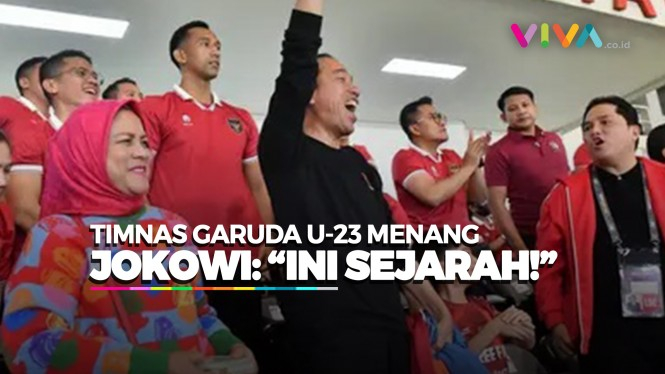 Prediksi Jokowi Atas Kemenangan Timnas U-23 Tidak Meleset