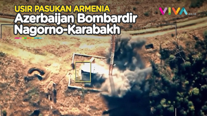 Azerbaijan Serang Senjata Tempur Pasukan Armenia