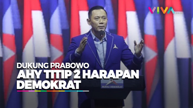 Dukung Prabowo, AHY Titip 2 Harapan Besar Demokrat