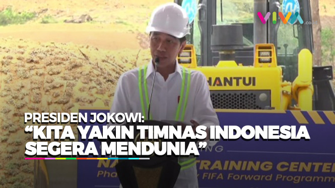 Jokowi Resmikan Pusat Pelatihan Sepak Bola Nasional di IKN