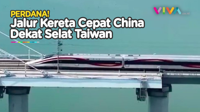 China Luncurkan Jalur Kereta Cepat Dekat Selat Taiwan
