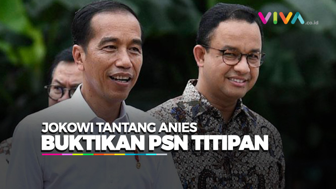 Jawaban Santai Jokowi Soal Kritik Anies PSN Titipan