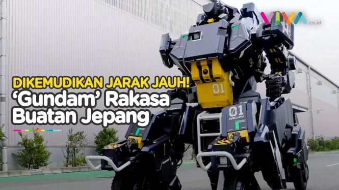 KEREN BANGET! Robot Mirip Gundam Seharga Rp46,5 Miliar