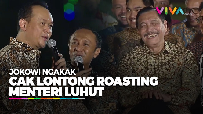 Cak Lontong Stand-up Comedy Bikin Jokowi-Luhut Ngakak