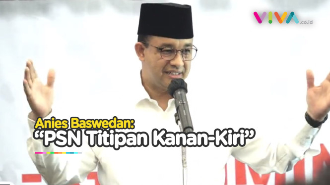Celoteh Anies Soal PSN Titipan, Jokowi Serukan: Tunjuk