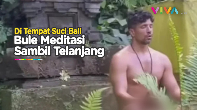 Bule Meditasi Sambil Bugil di Bali, Menodai Kesucian Pura