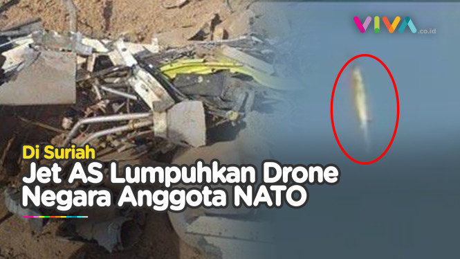 Jet Tempur AS Perdana Lumpuhkan Drone Anggota NATO di Suriah