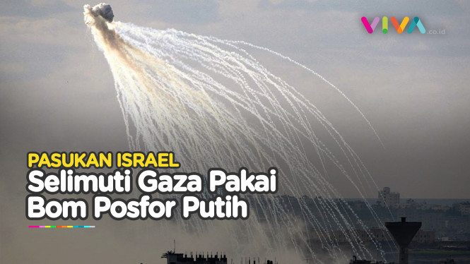 SENJATA TERLARANG! Israel Pakai Bom Fosfor Putih Serang Gaza