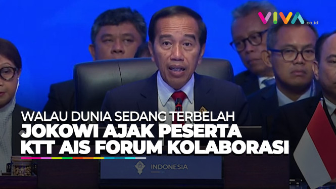 Buka KTT AIS Forum di Bali, Jokowi Ajak Peserta Kolaborasi