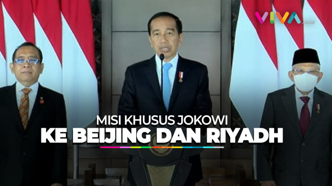 Jokowi Blak-blakan Tujuan Khusus ke Beijing dan Riyadh