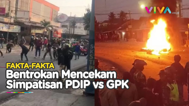 PECAH! Awal Mula Kerusuhan Simpatisan PDIP vs GPK