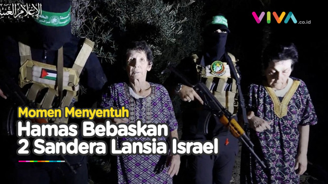 2 Sandera Lansia Israel Ucap "Shalom" Saat Dibebaskan Hamas