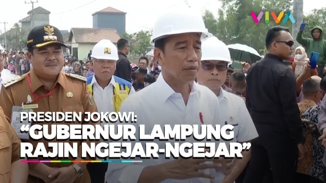 Jokowi Ungkap Perubahan Jalan Rusak di Lampung