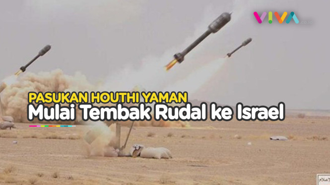 Houthi Yaman 'Ajak' Perang Israel, Rudal-rudal Meluncur