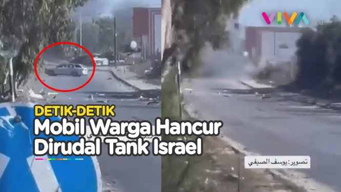 Pasukan Israel Ledakkan Mobil Warga Sipil saat Putar Balik