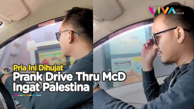 Prank Karyawan McD Demi Palestina, Pria Ini Dihujat Warganet