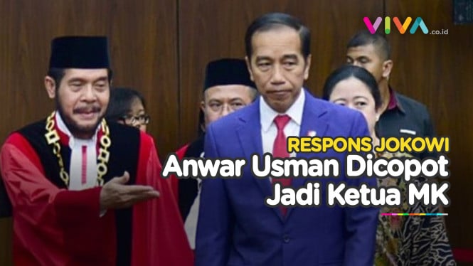 Komentar Jokowi Soal Pencopotan Anwar Usman dari Ketua MK