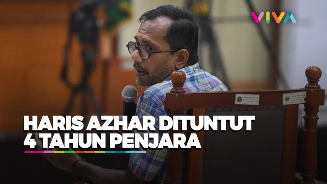 Kasus 'Lord Luhut', JPU Tuntut Haris Azhar 4 Tahun Penjara