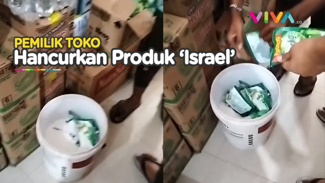 Pemilik Toko Kena Cibir Usai Hancurkan Produk Pro Israel