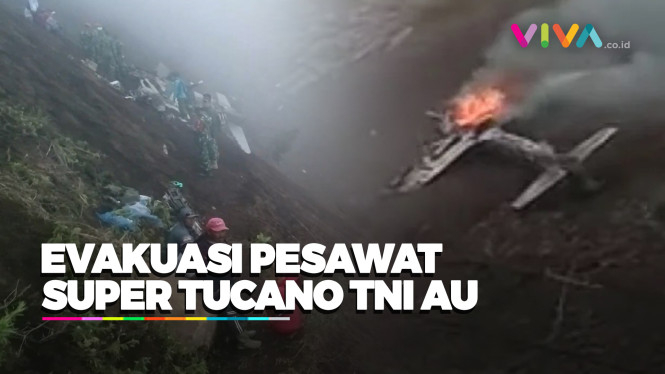 [UPDATE] Evakuasi Pesawat Super Tucano, Black Box Ditemukan