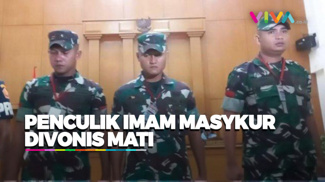 Tiga Oknum TNI Penculik Imam Masykur Divonis Mati