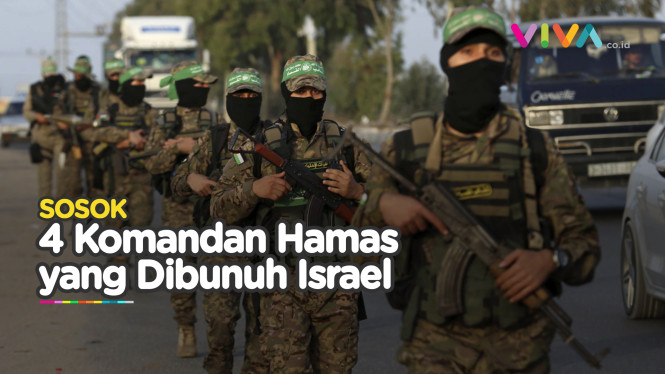Israel Berantas 4 Komandan Hamas, Dibunuh dalam Sekejap
