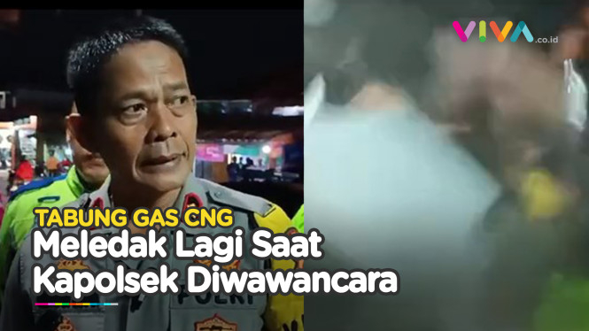 Tabung Gas CNG Kembali Meledak Saat Wawancara Kapolsek