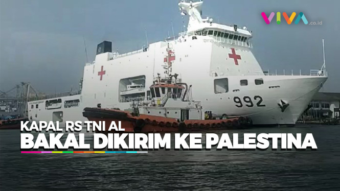 Penampakan Kapal Rumah Sakit TNI AL Siap Bantu Palestina