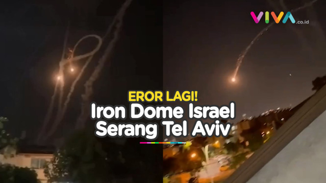 Iron Dome Ngadat Lagi, Tel Aviv Dihujani Misil Israel