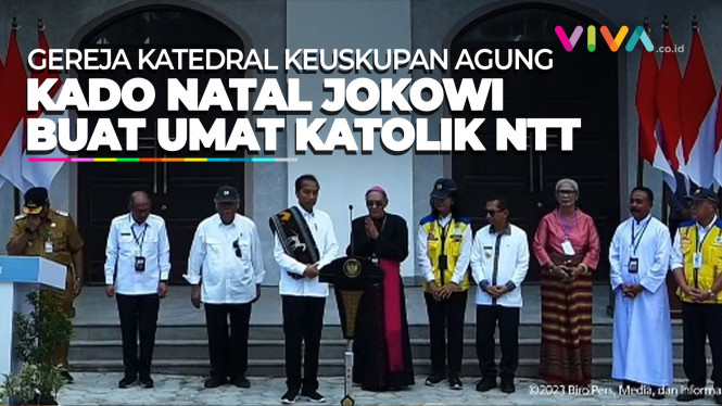 Jokowi Kasih Hadiah Natal Berupa Gereja Katedral di Kupang