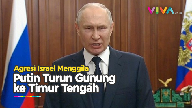 KUTUK ISRAEL! Putin Berangkat ke Timur Tengah Bela Palestina