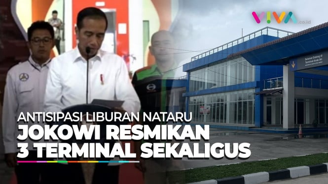 Jokowi Resmikan Tiga Terminal di Aceh, Salatiga dan Padang